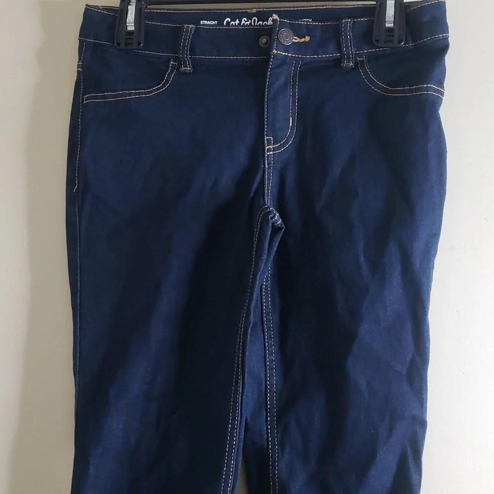 Cat & Jack Super Stretch Straight Leg Jeans 10 Plus
